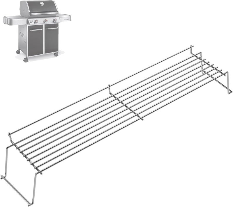 BBQration 65054 Warming Rack for Weber Genesis 300 Grill Parts (2007-2016) Genesis E310 E320 E330, Grill Warming Rack for Weber Genesis Grill Parts Warming Rack for Weber 81323 62749 - Image 1